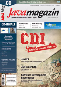 Cover des JavaMagazin 4.2011